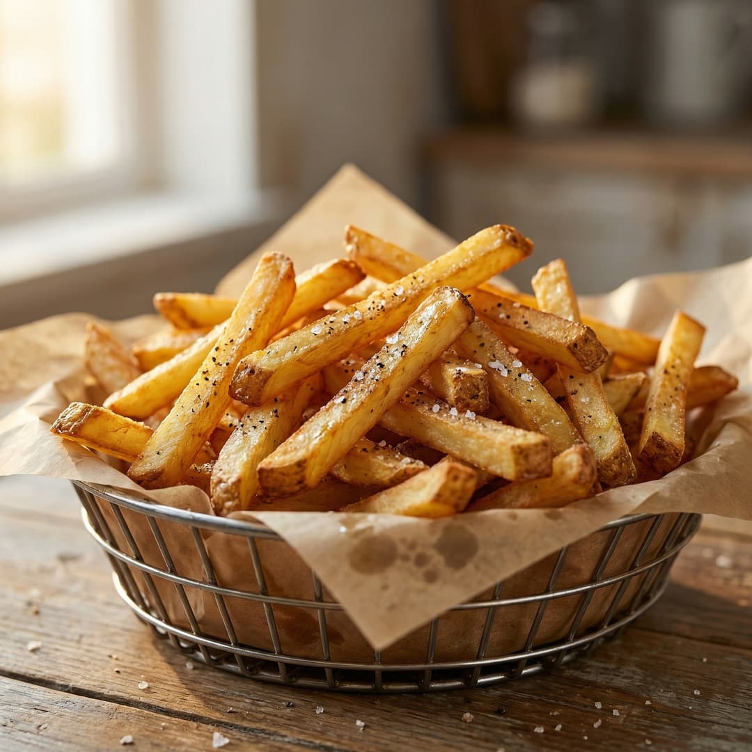 Картофель фри с кетчупом