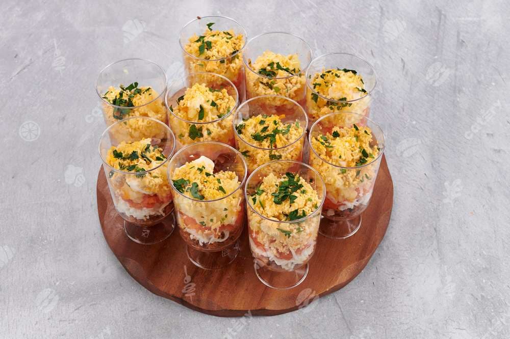 Мини-салат «Мимоза» 1 шт.