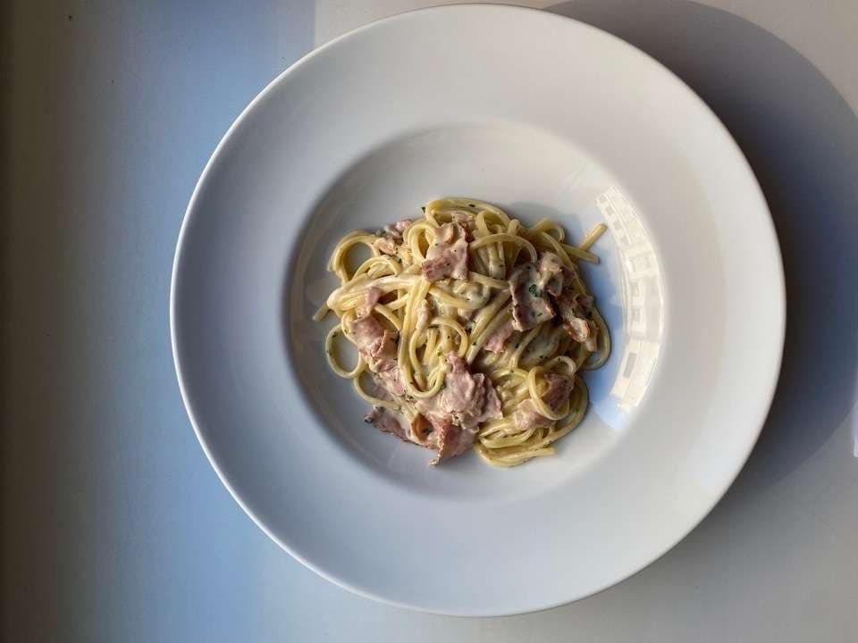 Лингвини карбонара