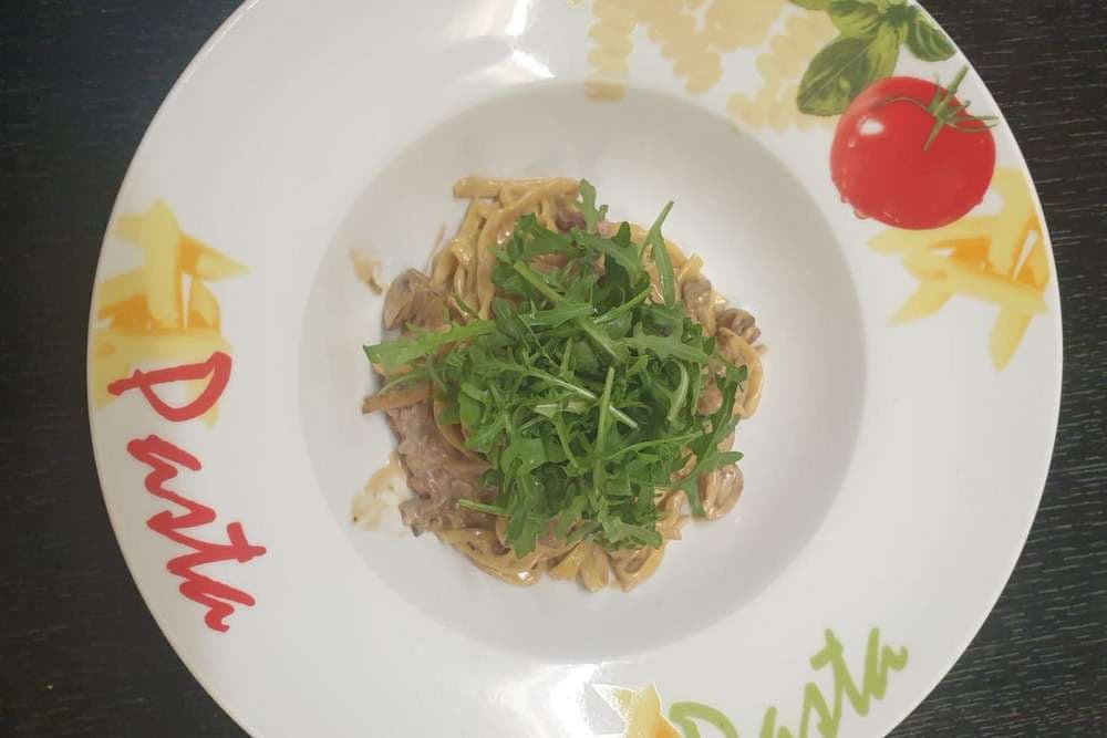 Тальятелле с ростбифом